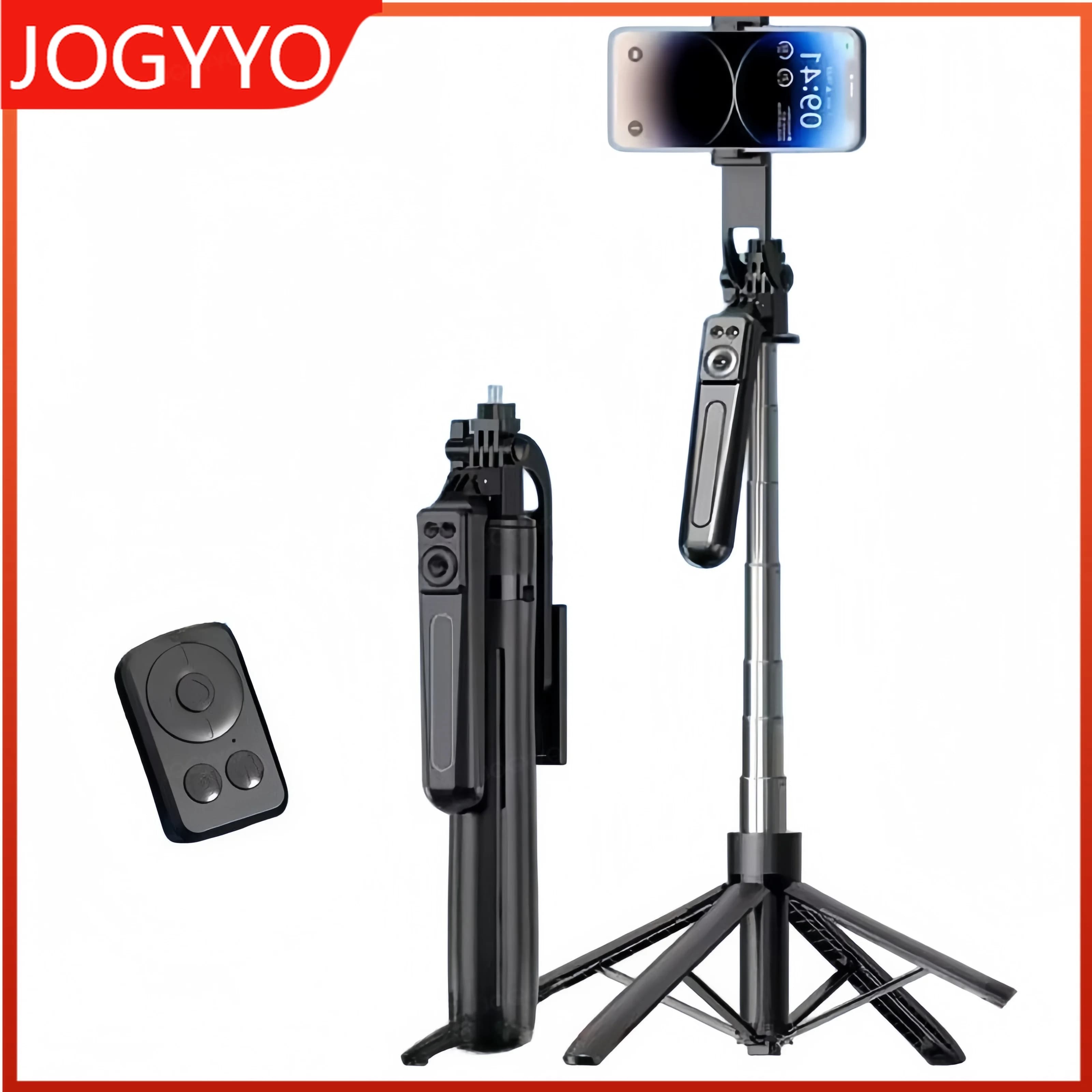 Nuovo treppiede da 1,8 m per smartphone e fotocamera, supporto per treppiede con otturatore Bluetooth, staffe per selfie stick wireless con supporto per telefono