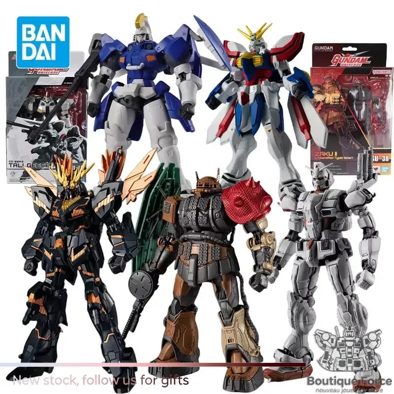 Bandai GUNDAM UNIVERSE Tallgeese Action Figure God Gundam EX Requiem for Vengeance Zaku II Solari Ufficiale e Autorizzato