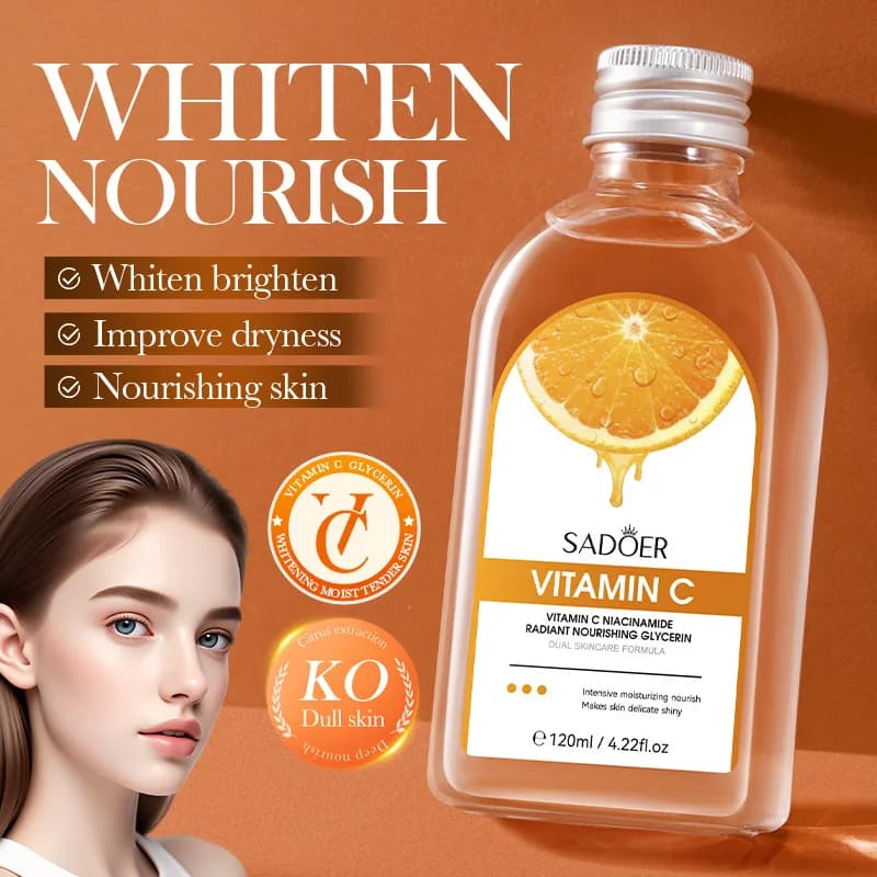 Vitamin C Niacinamide Glycerin Skin Care | Hydrating & Nourishing Facial Serum For Daily Use, Lightweight Formula