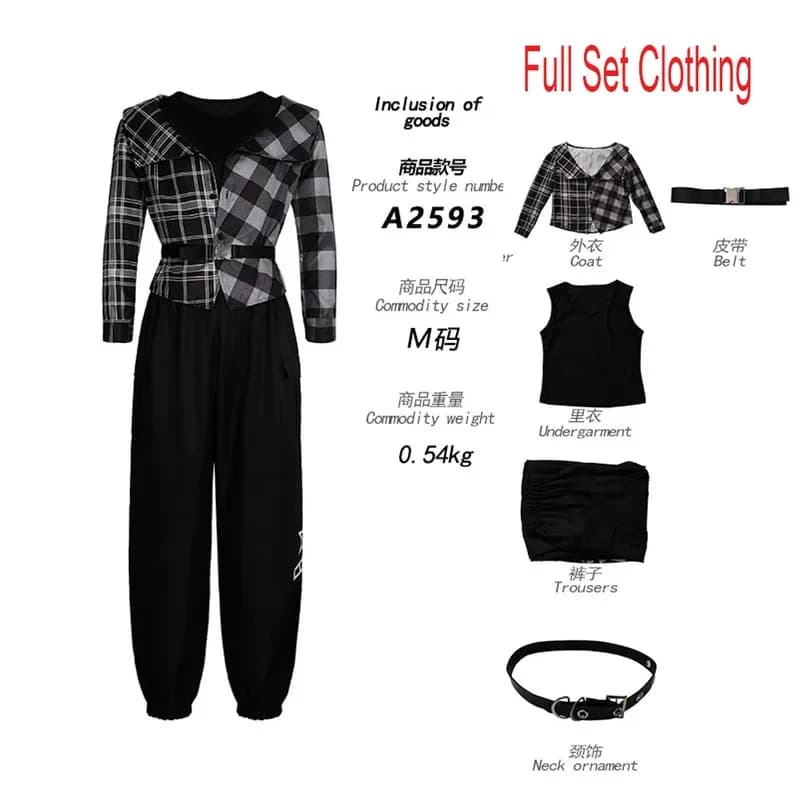 ADFF15Vivid BAD SQUAD Shinonome Akito Aoyagi Toya Black Project Sekai Adult Unisex Uniform Suit Coat Top Pants Outfit Hallo