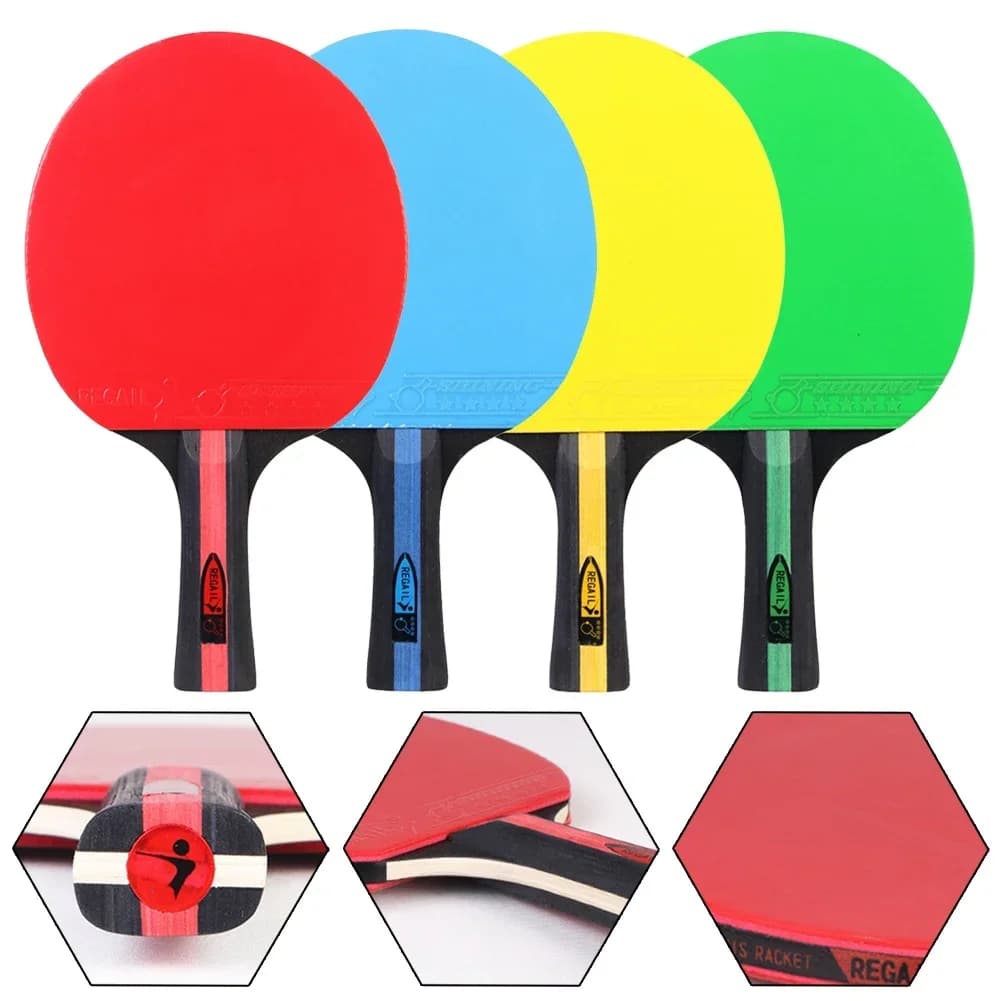 SPORTFUNSF Ping Pong Ping Pong Rack Bow Attack Type Ping Pong Rack Ping Pong Maze 7 Layers Durable and Practical Wood