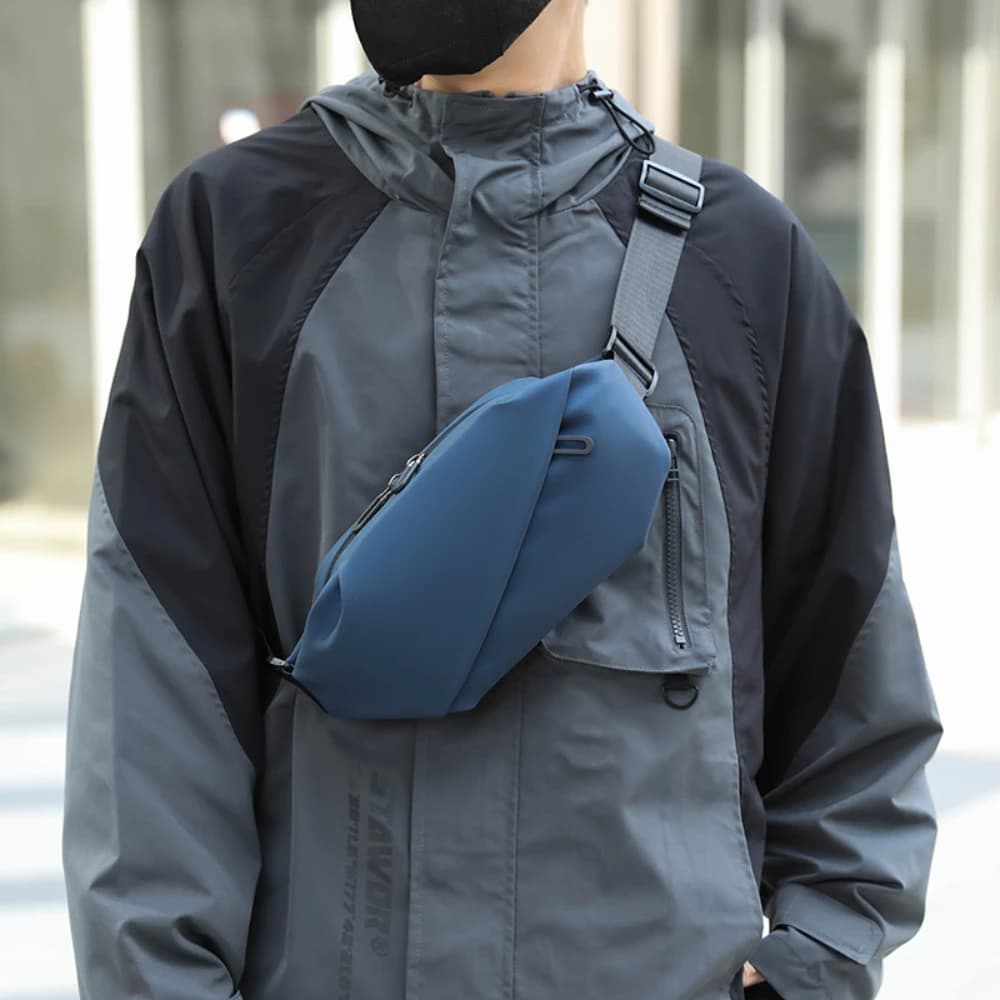 New Men's Minimalist Waterproof Rain Bag for Outdoor Sport Running Jogging Marsupio Fashion Waist Bag Belt Shoulder Bag For Men