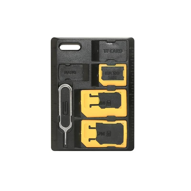 Kit custodia universale per adattatore scheda SIM 4 in 1 per copertura lettore porta scheda di memoria per scheda SIM Nano Micro standard
