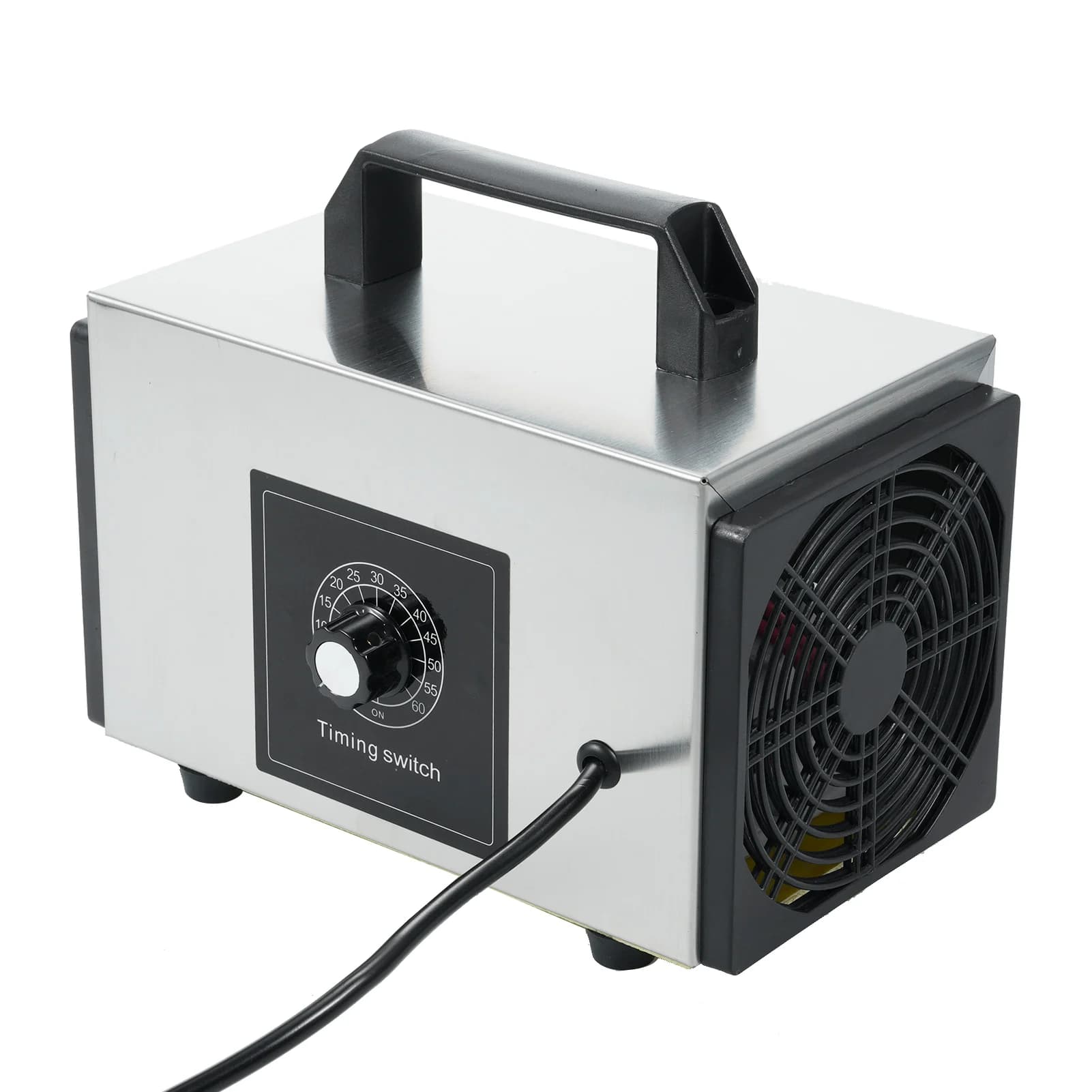 Generatore di ozono Macchina portatile per ozono Filtro dell'aria Purificatore Uscita orizzontale Home Office Deodorante per aree commerciali 220V 60 g/h