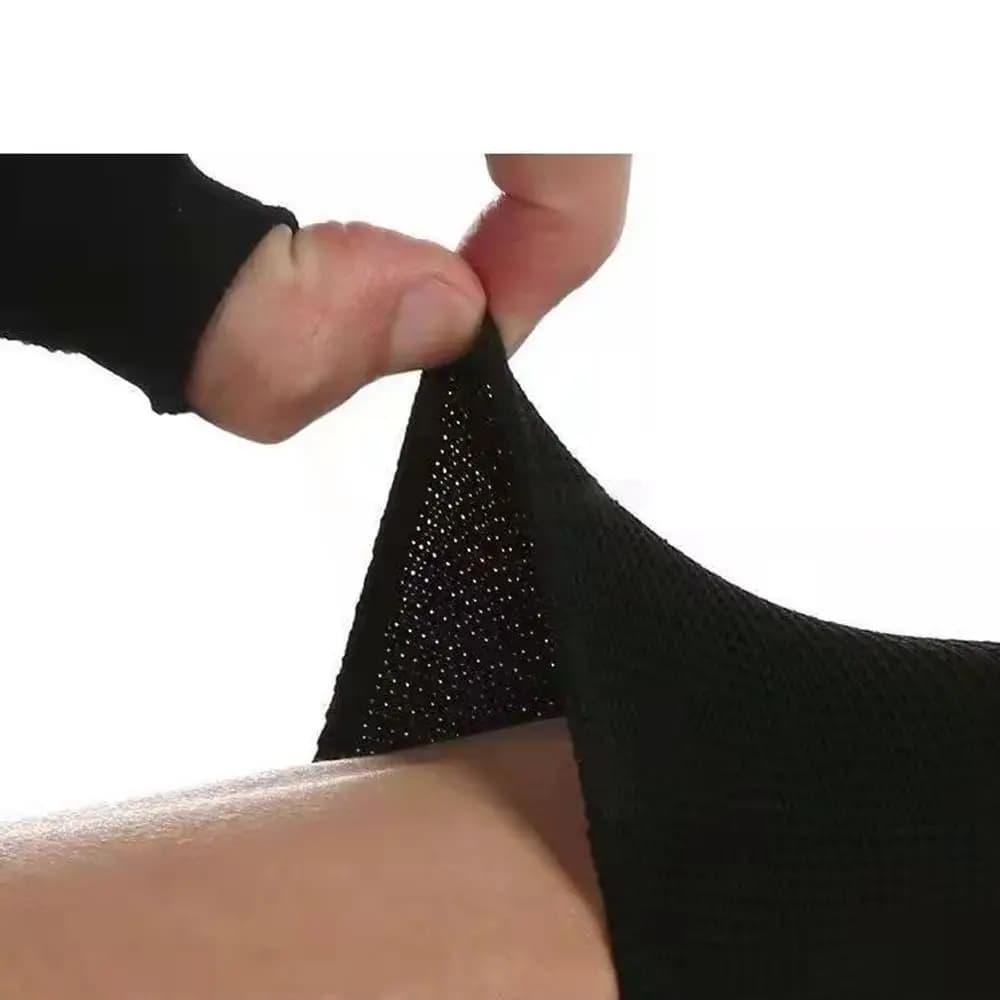 Guanti Sportivi/Bici Elasticizzati Resistenti all'Usura Antiscivolo da Pesca, Guanti da Ciclismo a Due Dita Aperti Uomo/Donna