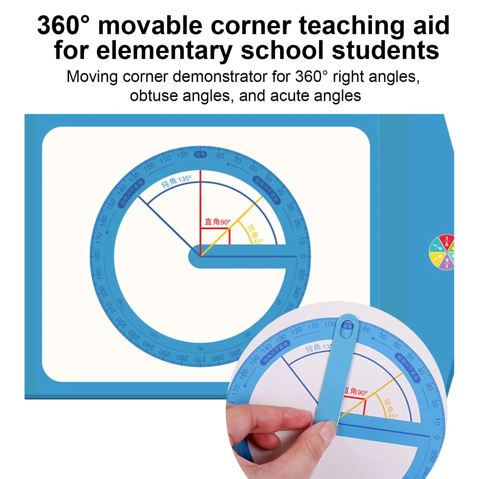 Puzzle educativo con frazioni magnetiche Piastrelle per frazioni Puzzle Manipolativi per l'aula Forniture per la scuola domestica Set master matematico con stelo