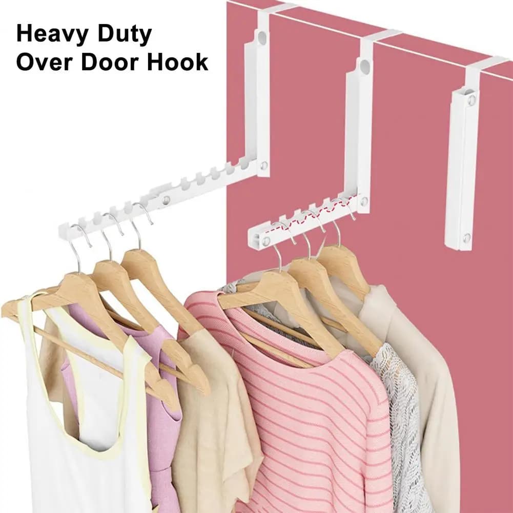 Folding Rack Pad Ultra-resistant with 10 Anti-slip hooks for drying and clothes rack
