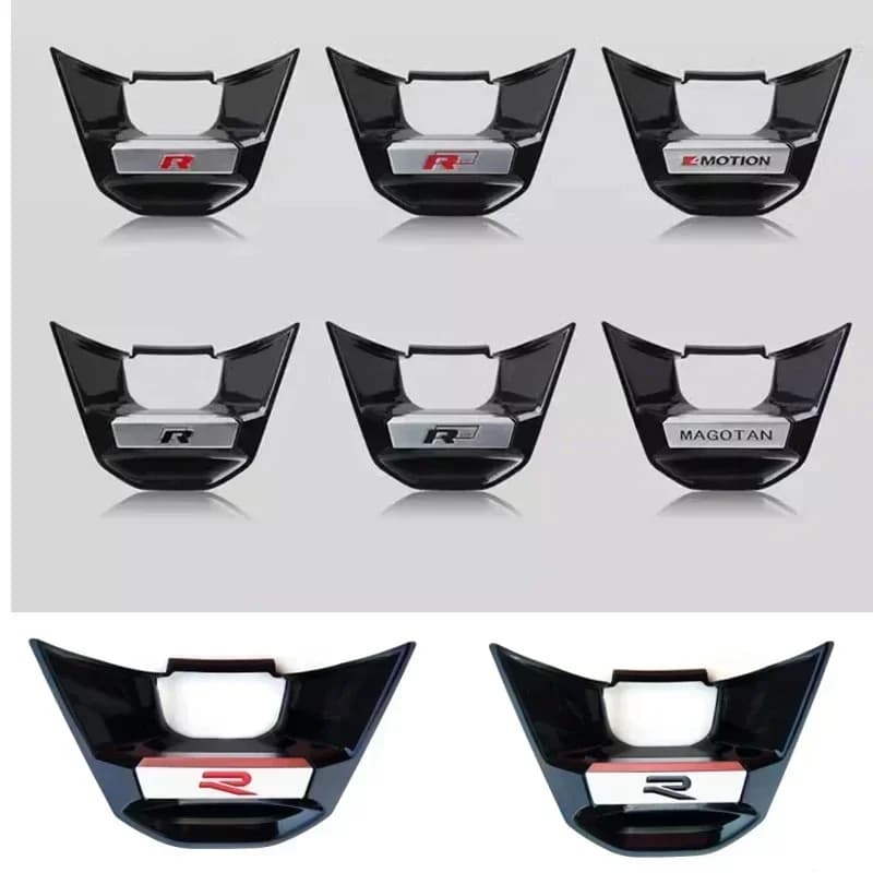 Accessori Decorativi per Auto, Copri Logo del Volante, Adesivo Decorativo per VW GTI R Line Polo Golf Passat Scirocco Tiguan Jetta T-ROC