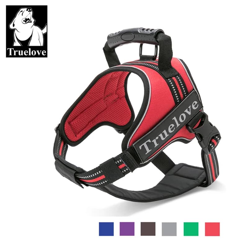 Truelove pettorina per cani cuciture riflettenti No-Pull garantire due modi utilizzando avventure all'aria aperta antideflagranti cucciolo di cane grande TLH5753