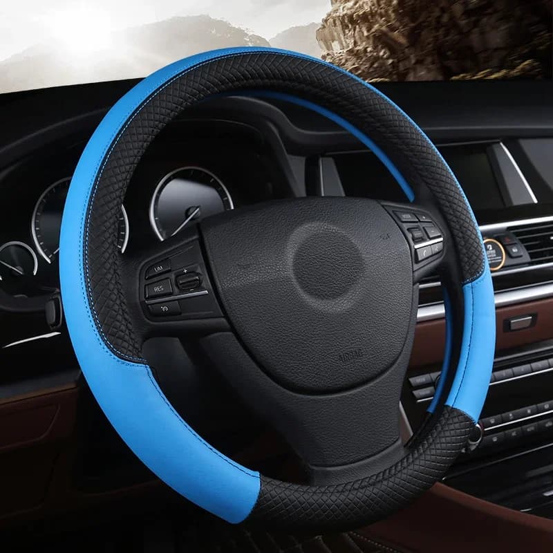 Leather Car Cover 37CM-38CM Interior Accessories for Auto-styling Universal Non-slip Sports Car Cover