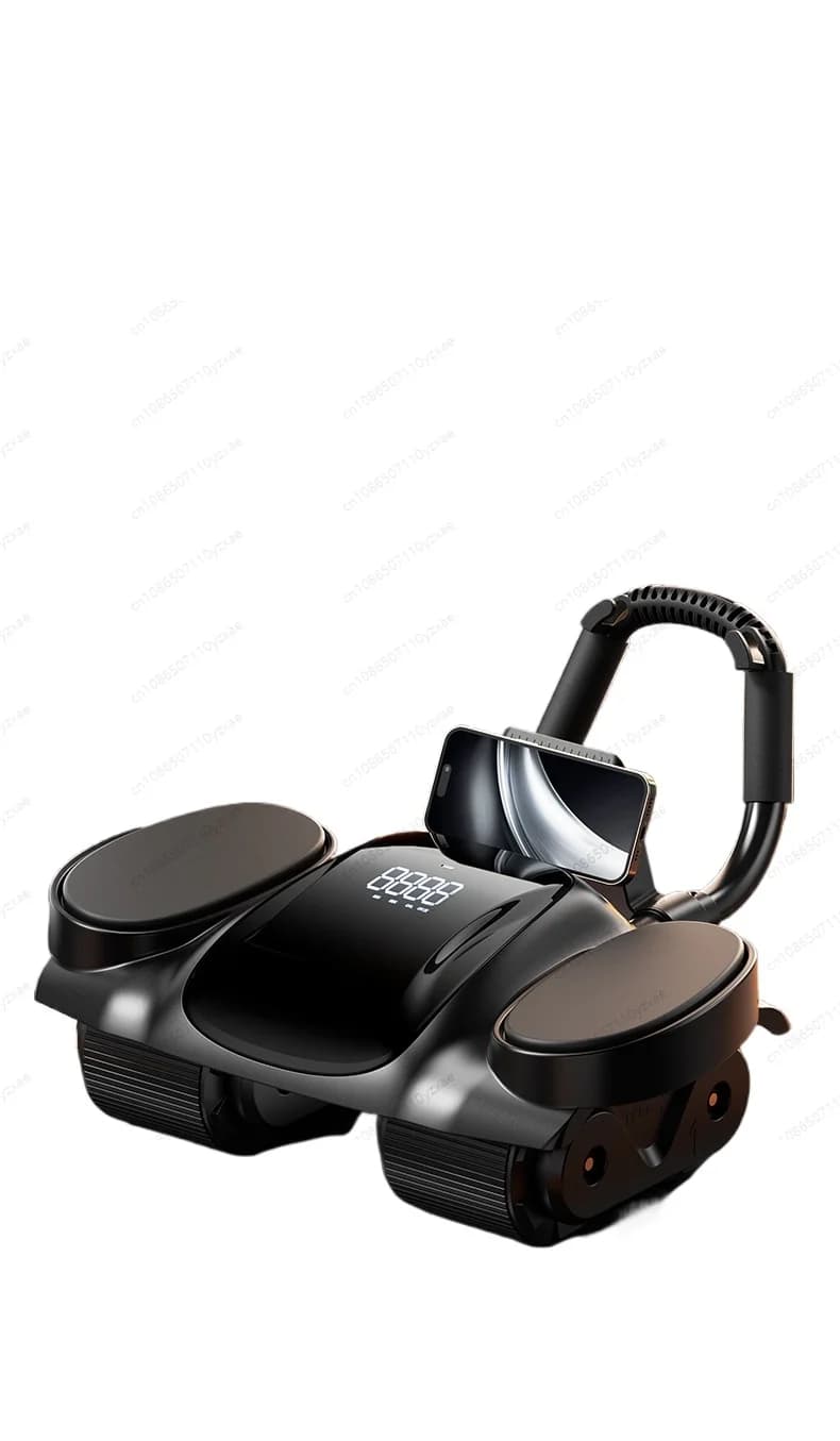 2025 Smart Ab Roller with automatic return, 4 wheel stable design and LCD display, Core Trainer for men and women