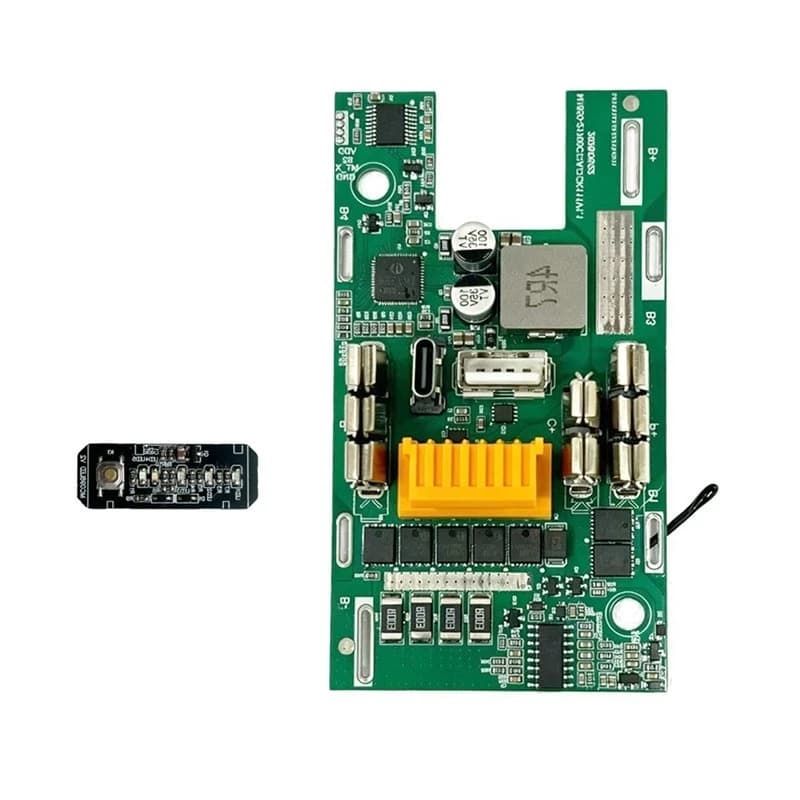 T23C 7MOS 4Alloy Protection Board For Makita 21700 Battery Cells 2-Way Type-C Fast Charge & USB Output Power Bank