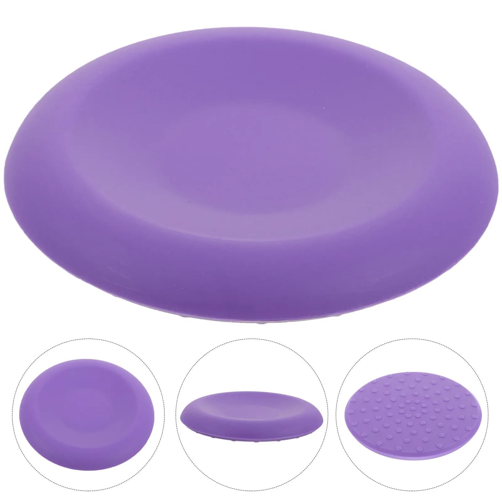 Cuscinetto Antiscivolo per Yoga, Protezione Rotonda in Silicone, Imbottita e Confortevole per Yoga, Pilates, Palestra, Esercizi, Tappetino per Fitness