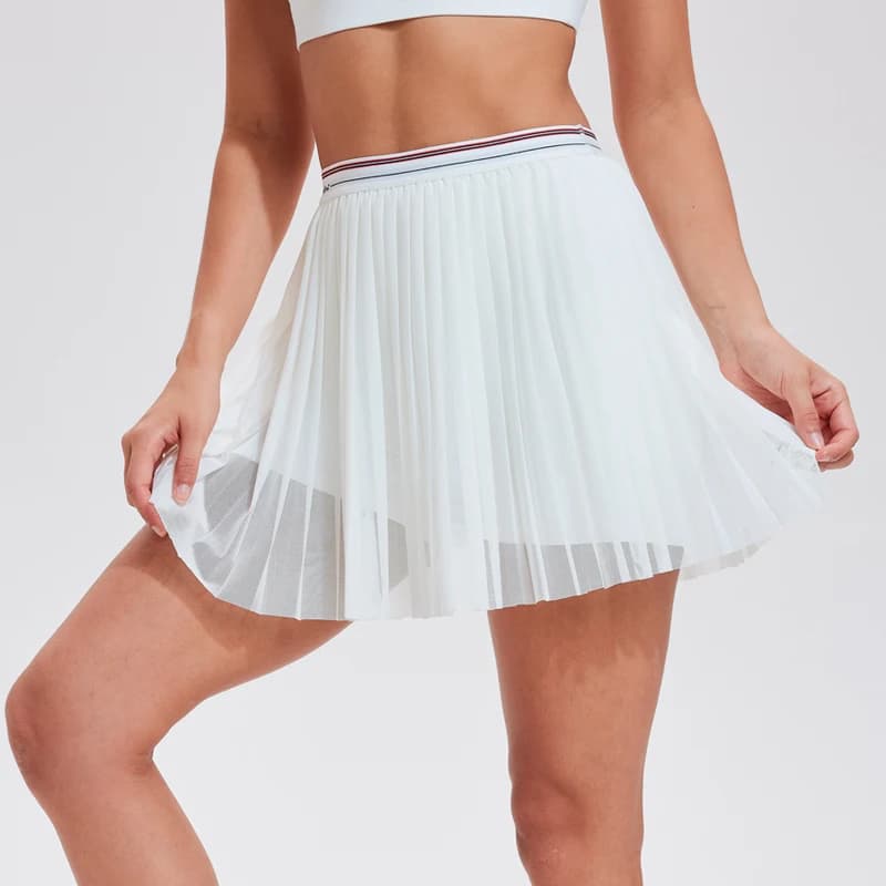 VITALINOVO Gonna da tennis a pieghe da donna Gonna da golf per donna Pantaloncini incorporati a vita alta Gonne da ballo Maglia a pieghe a strati
