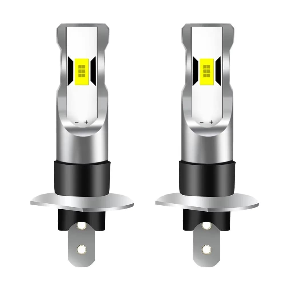 2Pcs New LED H3 H1 Car Headlight Bulb120W 30000LM CSP For Car Headlamp Fanless Light Auto Diode Fog Lamps 12V 6000K Automobile