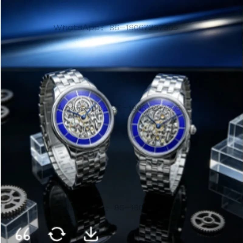 Sale! Yingxiu Series, Enamel Bezel, Fully Hollow Engraved Manual Mechanical Watch