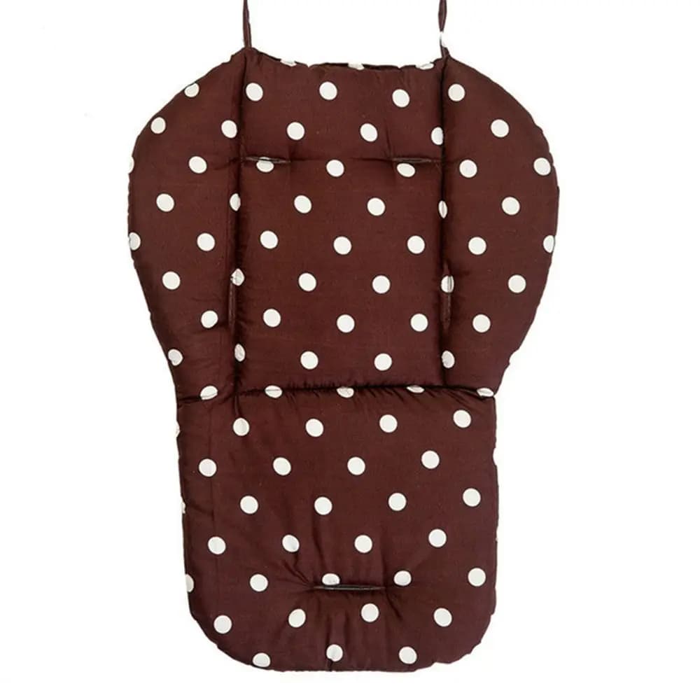 Materasso spesso cuscino per sedia fodera in cotone a pois tappetino per carrello cuscino per sedile tappetino per passeggino tappetino in cotone accessori per passeggino cuscino per passeggino