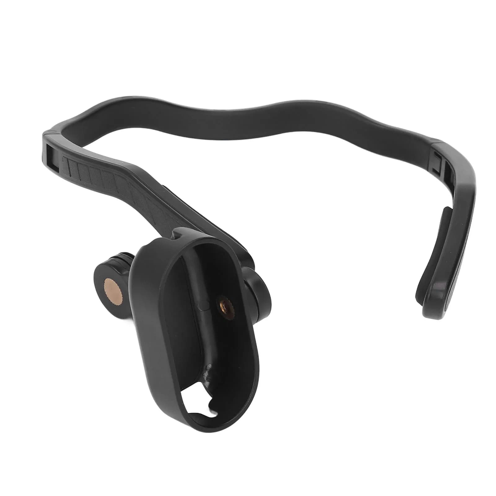 Supporto per Testa di Action Camera in ABS e Silicone, Staffa Estensibile con Connessione Magnetica Compatibile con Insta360 GO3/3S