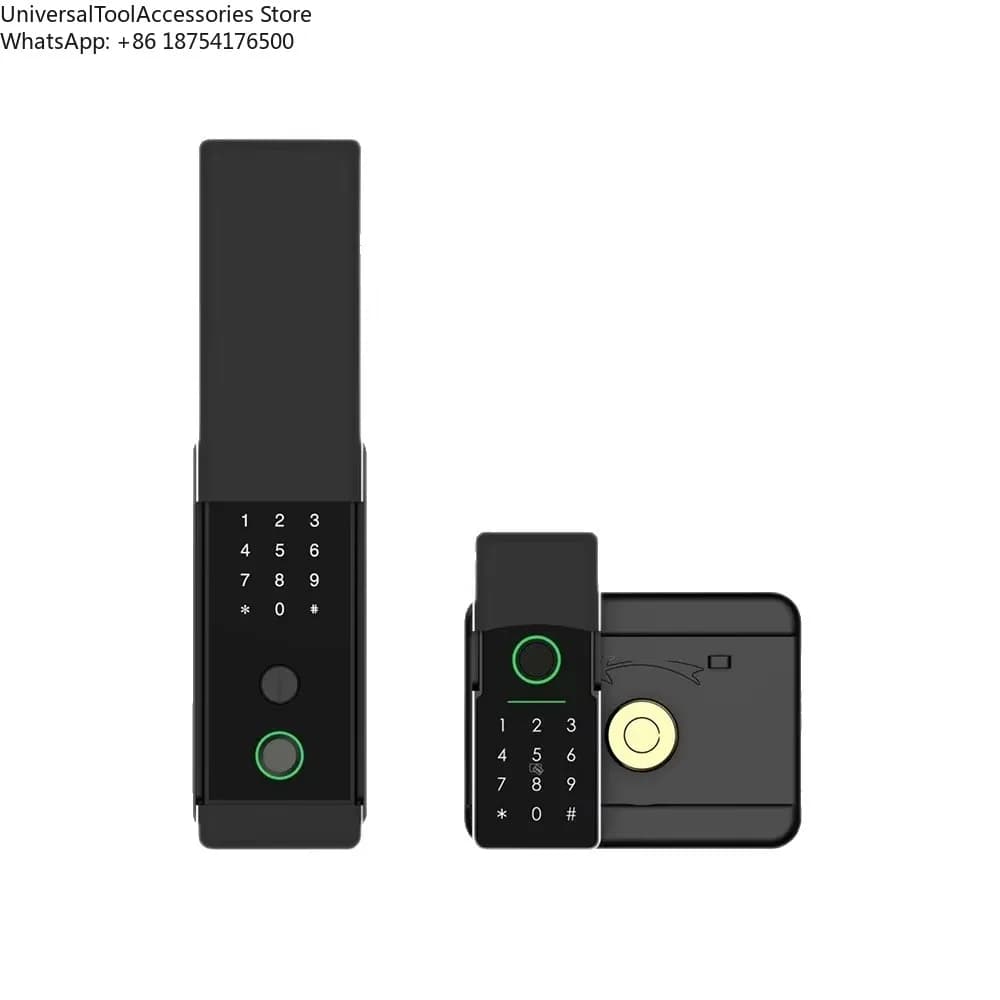 Serratura per Porta in Lega di Alluminio 2026 con Telecamera, Scheda di Memoria e Sblocco Remoto tramite App per Porte d'Ingresso Domestiche