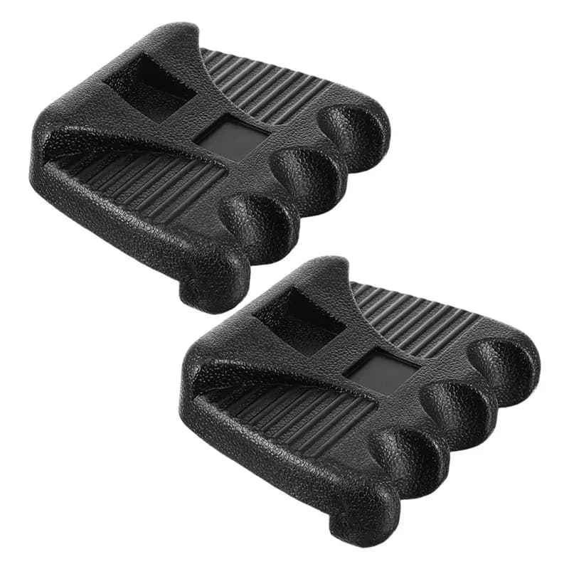 【Price Drop !!】Portable Weighted Pool Stick Holders 2 Pack 3 Holes Pool Cue Holder With Chalk Holder Billiard Cue Rest Billiards