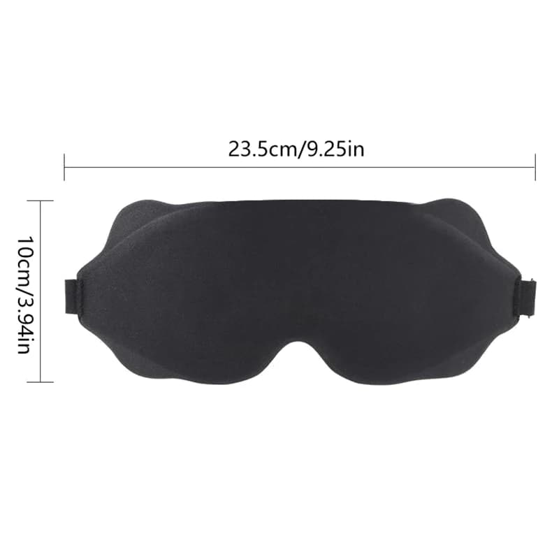 Maschera per dormire oscurante per occhi, morbida, aiuta a dormire, maschera per viaggi, copriocchi notturno traspirante, maschera per dormire 3D