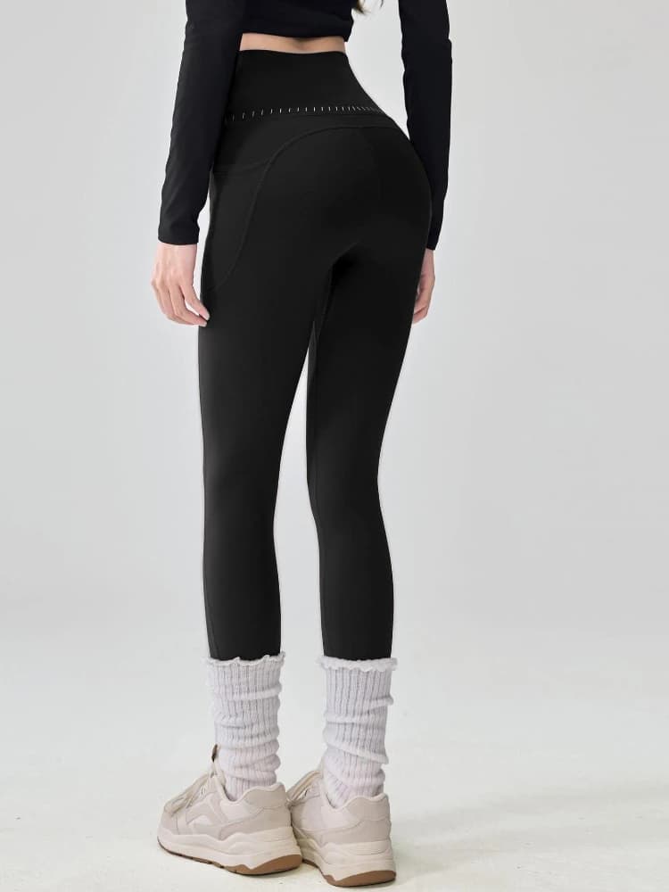 High Waist Yoga Pants for Women Hip Lift Slim Fit Pilates Leggings with High Elasticity Running Exercise Fitness Trousers