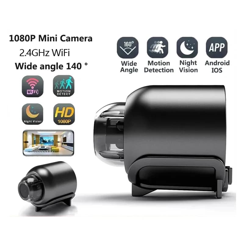 Nuova mini telecamera X5 1080P visione notturna chiara telecamere premium portatili leggere telecamera di sorveglianza wireless con rilevamento del movimento
