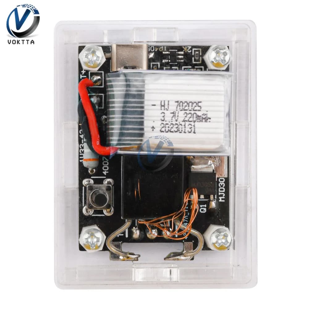 DC3-5 V modulo di accensione ad alta tensione Accendino elettronico ricaricabile kit fai da te generatore ad arco per aumentare le parti elettroniche