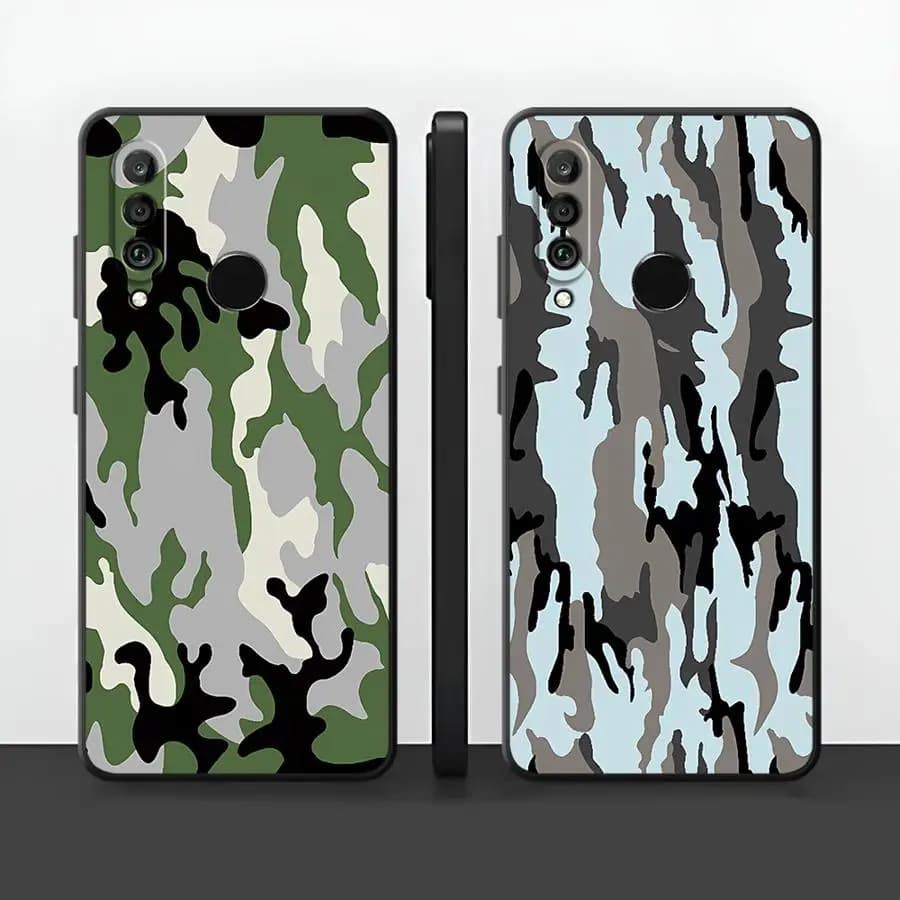 Case for Huawei P20 P40 Lite P Smart 2019 P20 Lite 2018 P30 P20 Pro Funda Phone Cover Abstract Camouflage