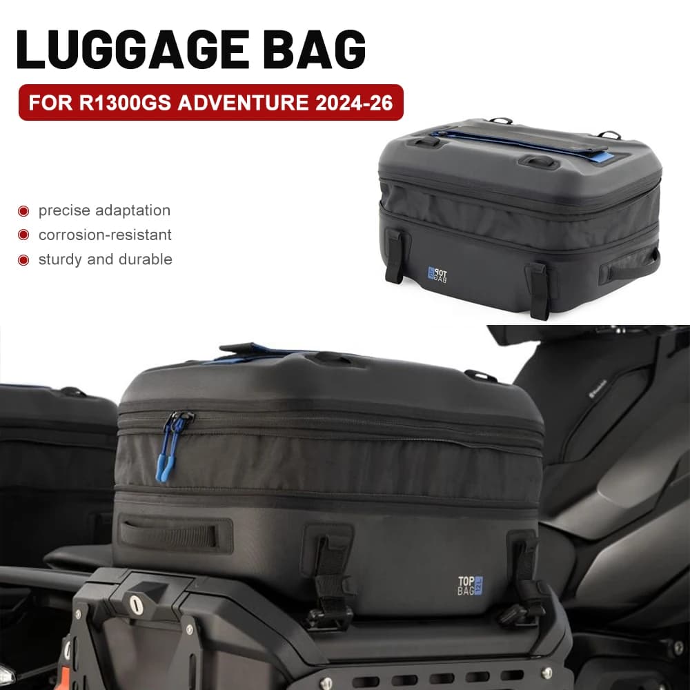 For BMW R1300GS Adventura 2024 Motorcycle Luggage Bags Waterproof Side Top Box Hard Top Bag Case Luggage