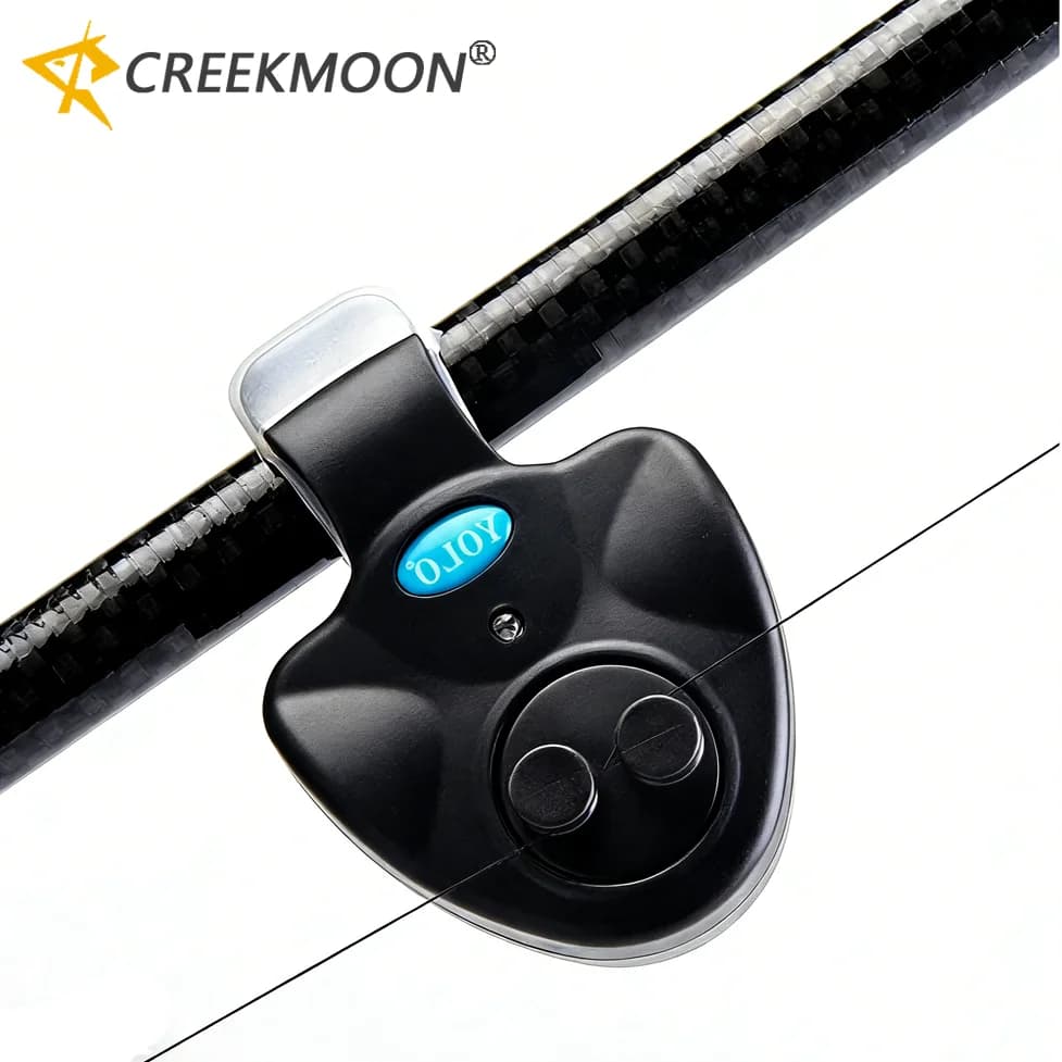 Carp Fishing Clip Set with Electronic LED Indicator, Sound Alarm for Fish bite, Night Sensor for Canes and Batteries