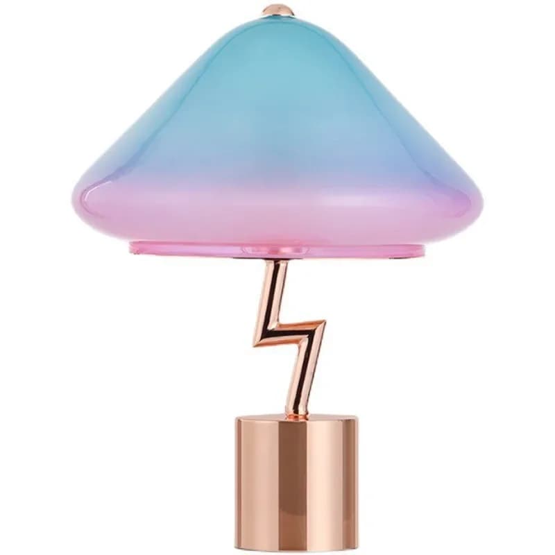 Lampada da scrivania Nordic Lightning Mushroom Ins Girl, lampada da comodino per camera da letto