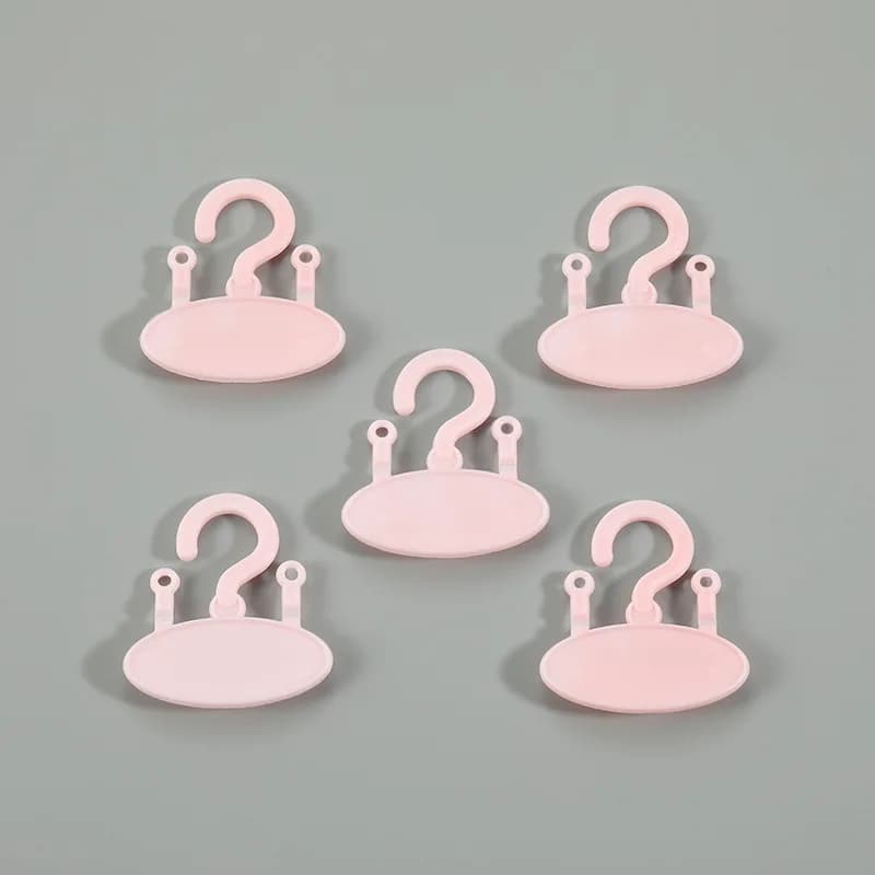 1000pcs Plastic Hooks Hanger for Socks Retail Clothes Display Hanger Accessories Hanger