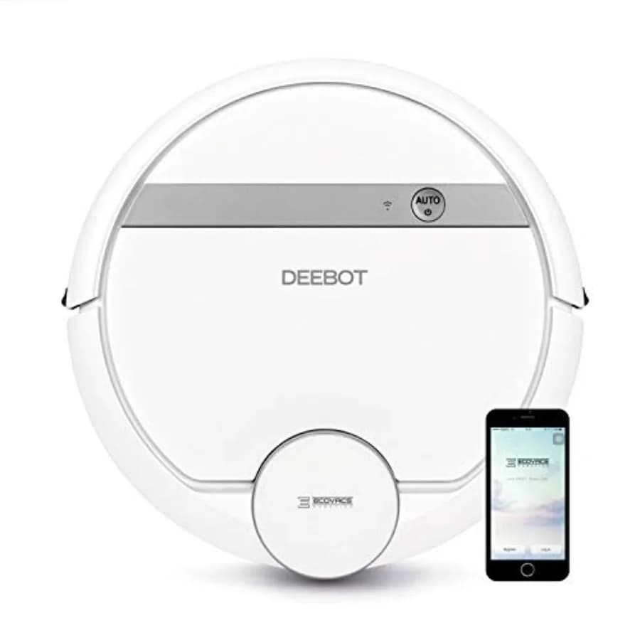 Robot Aspirapolvere Intelligente 900 per Tappeti e Pavimenti Duri, con Tecnologia di Mappatura, Alta Potenza di Aspirazione, WiFi e Compatibilità Alexa Google
