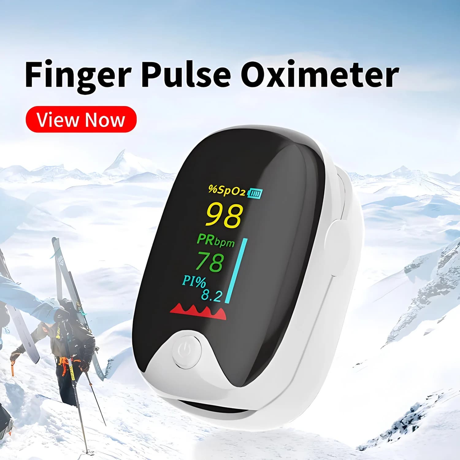 Portable medical oxygen pulse oximeter in blood heart rate saturation meter TFT Oximeter de dedo Saturometro Monitor