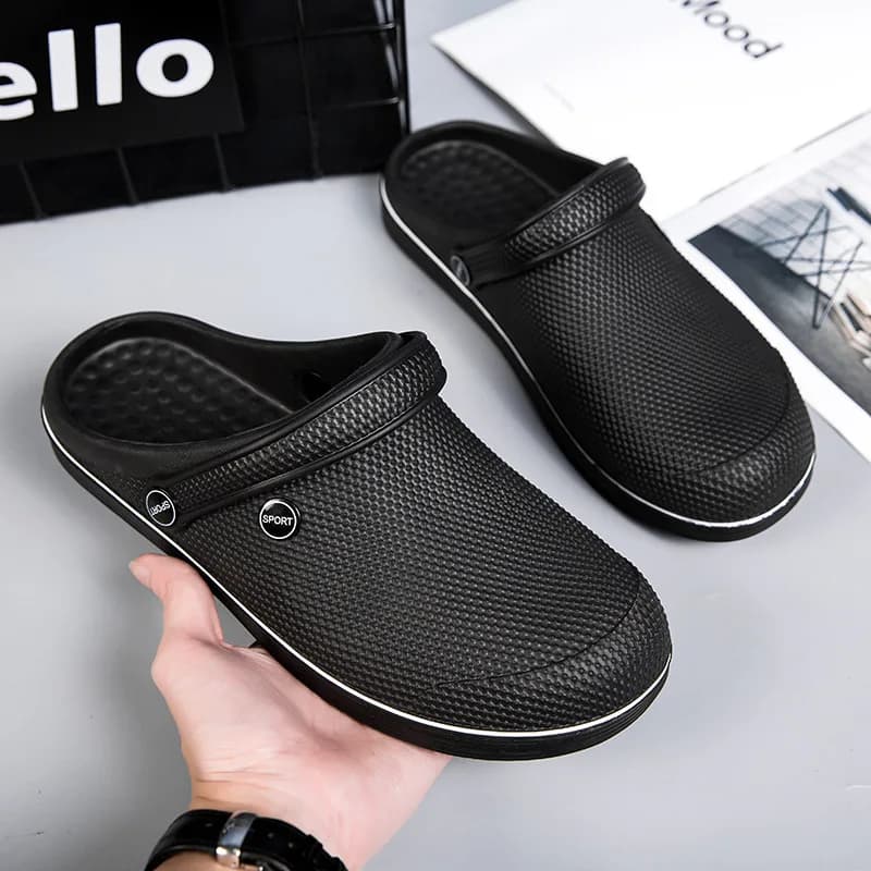 Sandali estivi da uomo in EVA, leggeri, da spiaggia, traspiranti, con suola morbida, antiscivolo, casual, resistenti e comodi.