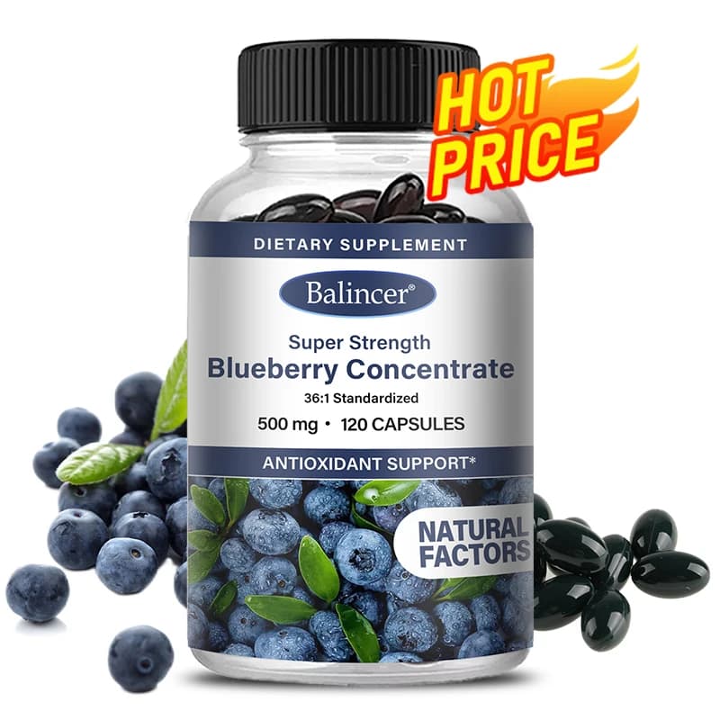 Super resistant cranberries 500 mg capsules 120 soft vitamins for eye health Antioxidant Supplement for healthy vision