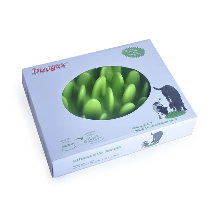 Ciotola per cibo lento cane animale domestico cane di grandi dimensioni animale giocattolo grassoccio silicone anti-soffocamento protezione del collo ciotola per cibo lento per gatti