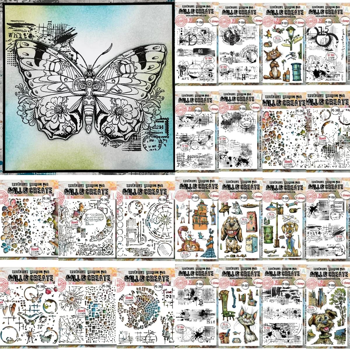 Stamp Set - Dynamics Mold Blade Knife Punch Scrapbook Diary Decoration Stencil Embossing Template DIY Greeting Card Handmade