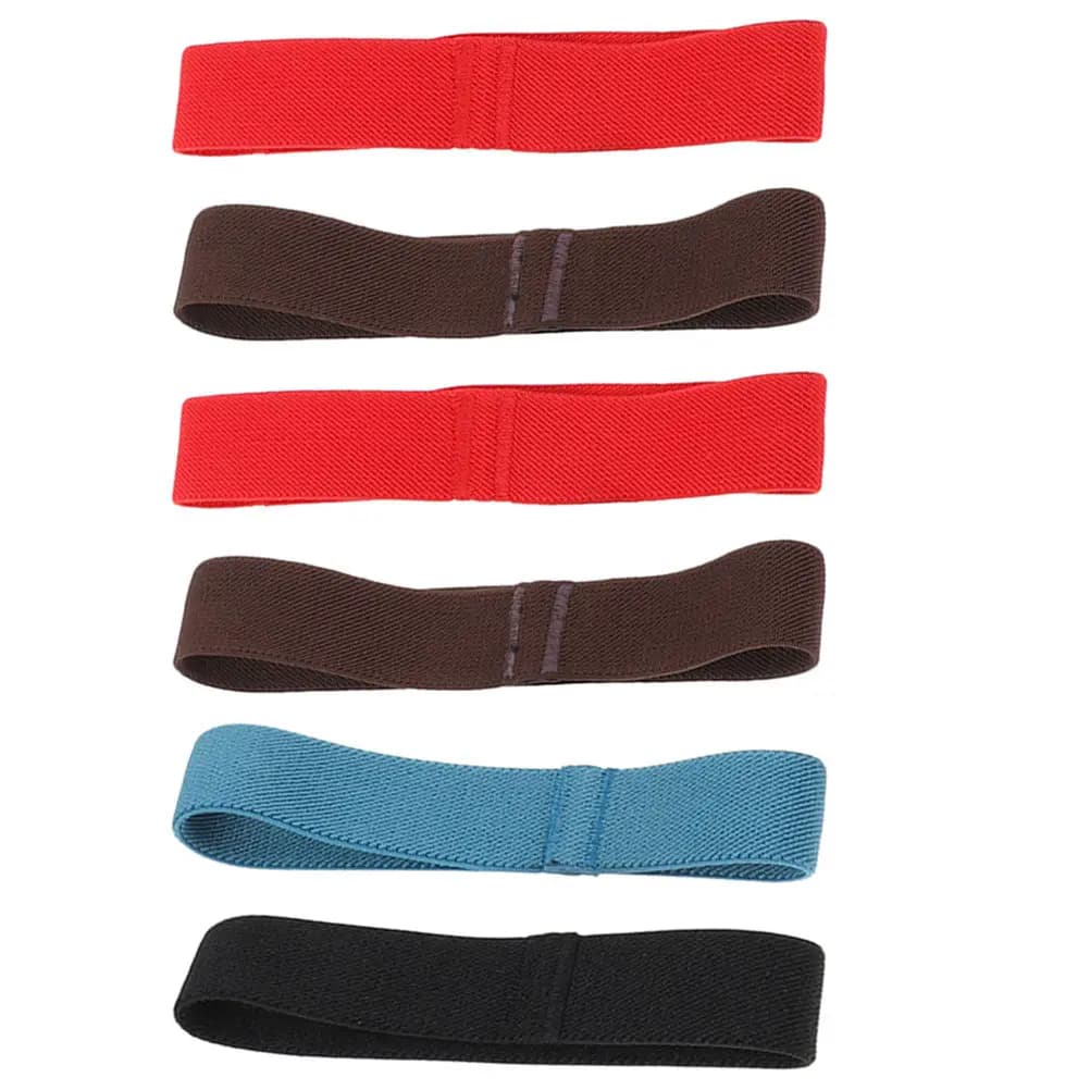 6Pcs Nylon Bento Box Elastic Straps High-Stretch Food-Safe Fixing Bands for Lunchboxes Meal Prep Containers and Portable Food
