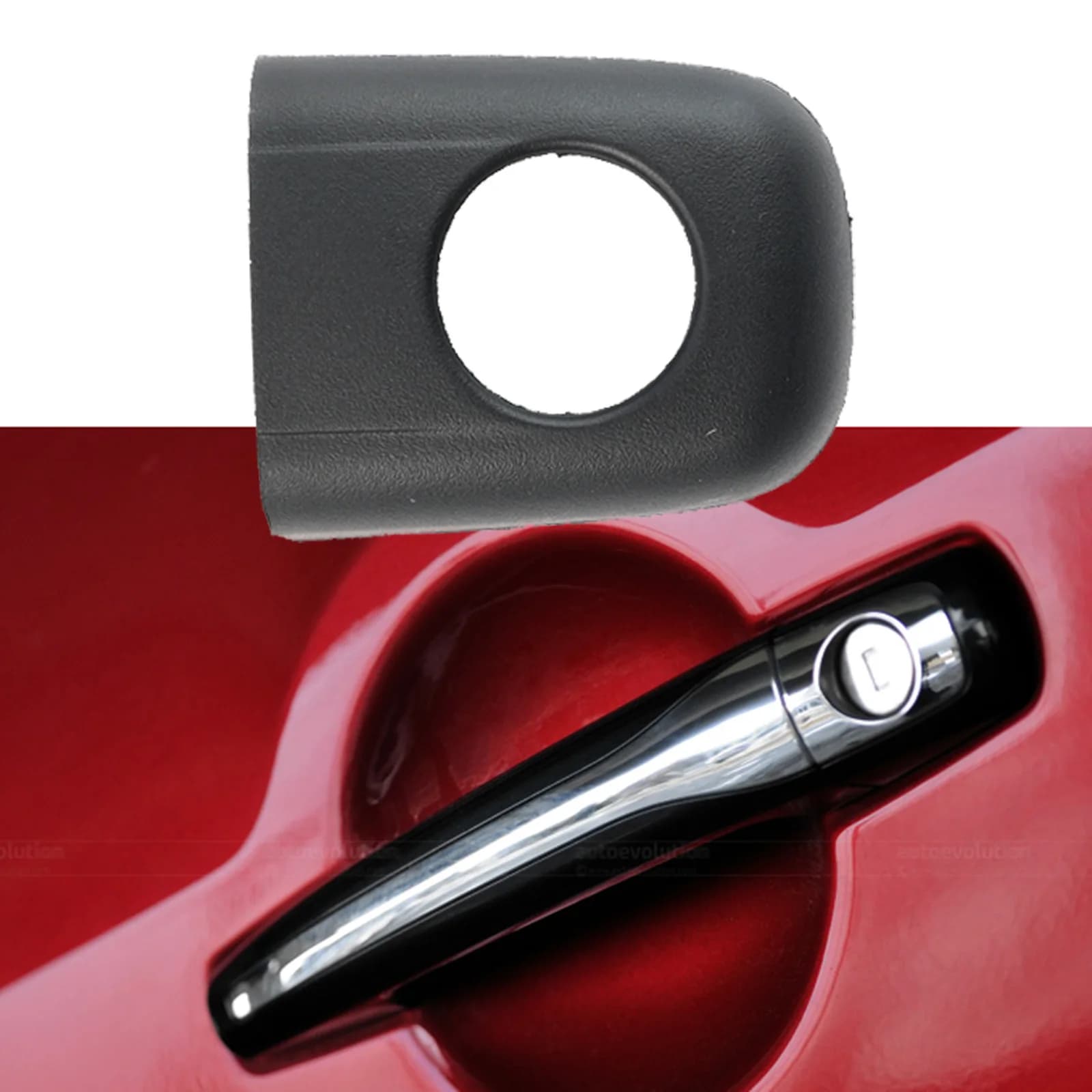 Per Citroen C2 2003-2009 C3 2002-2010 C3 Pluriel 2003-2011 Maniglia della porta End Tappo di copertura Trim Set con tappo anteriore posteriore 9101AA