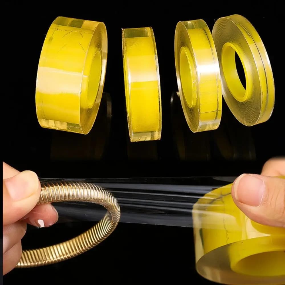1 rotolo di pellicola protettiva per gioielli in PVC trasparente pellicola antistatica braccialetto orecchini anello gioielli orologi nastro di pellicola sigillante ad adsorbimento