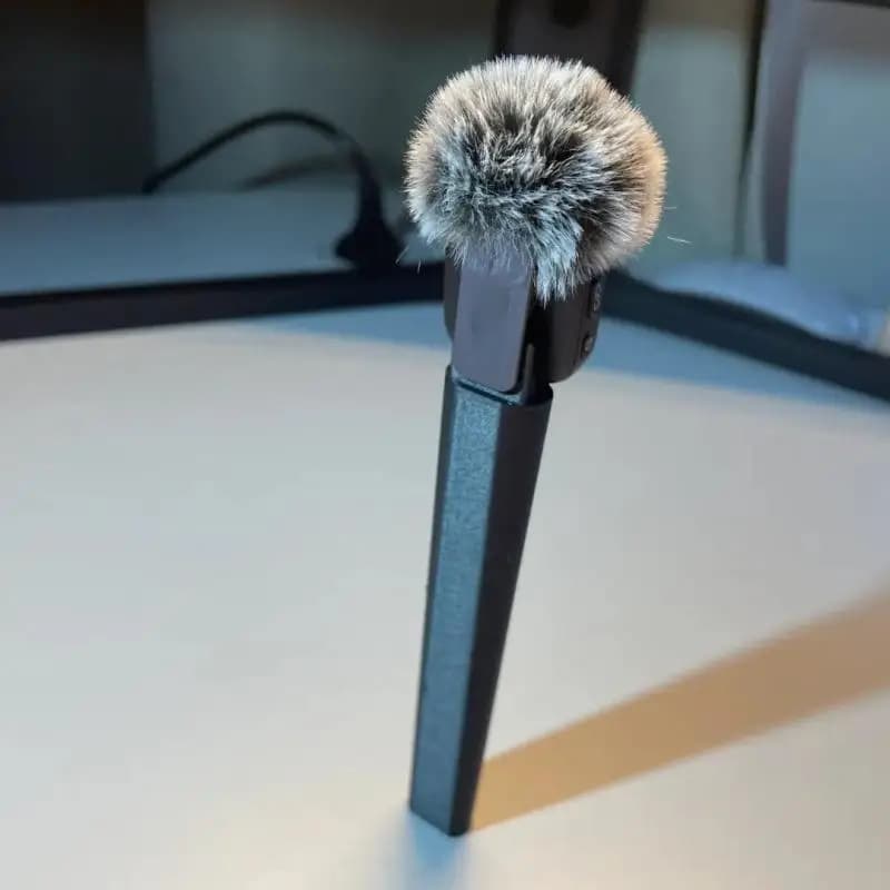 1 Pezzo di Supporto per Microfono per DJI Mic Mini, Base Speciale per Microfono Wireless, Accessorio per Registrazione Interviste