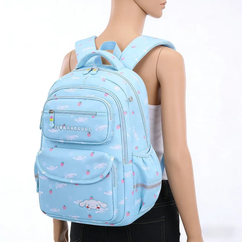 School Backpack Sanrio Cinnamoroll Children's Schoolbag Primary School Student Girls' Spine Protection Burden Reduction
