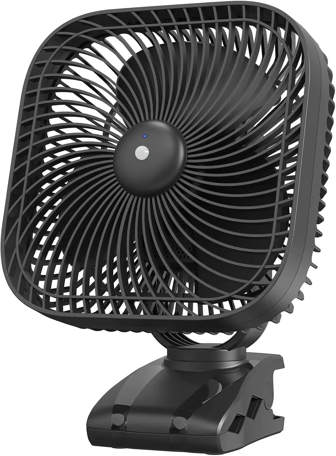 20000mAh Rechargeable Clip-on Fan with 78-Hour Battery, 4 Speeds & LED Light, 8-Inch Portable for Camping, Golf Cart, Stroller &