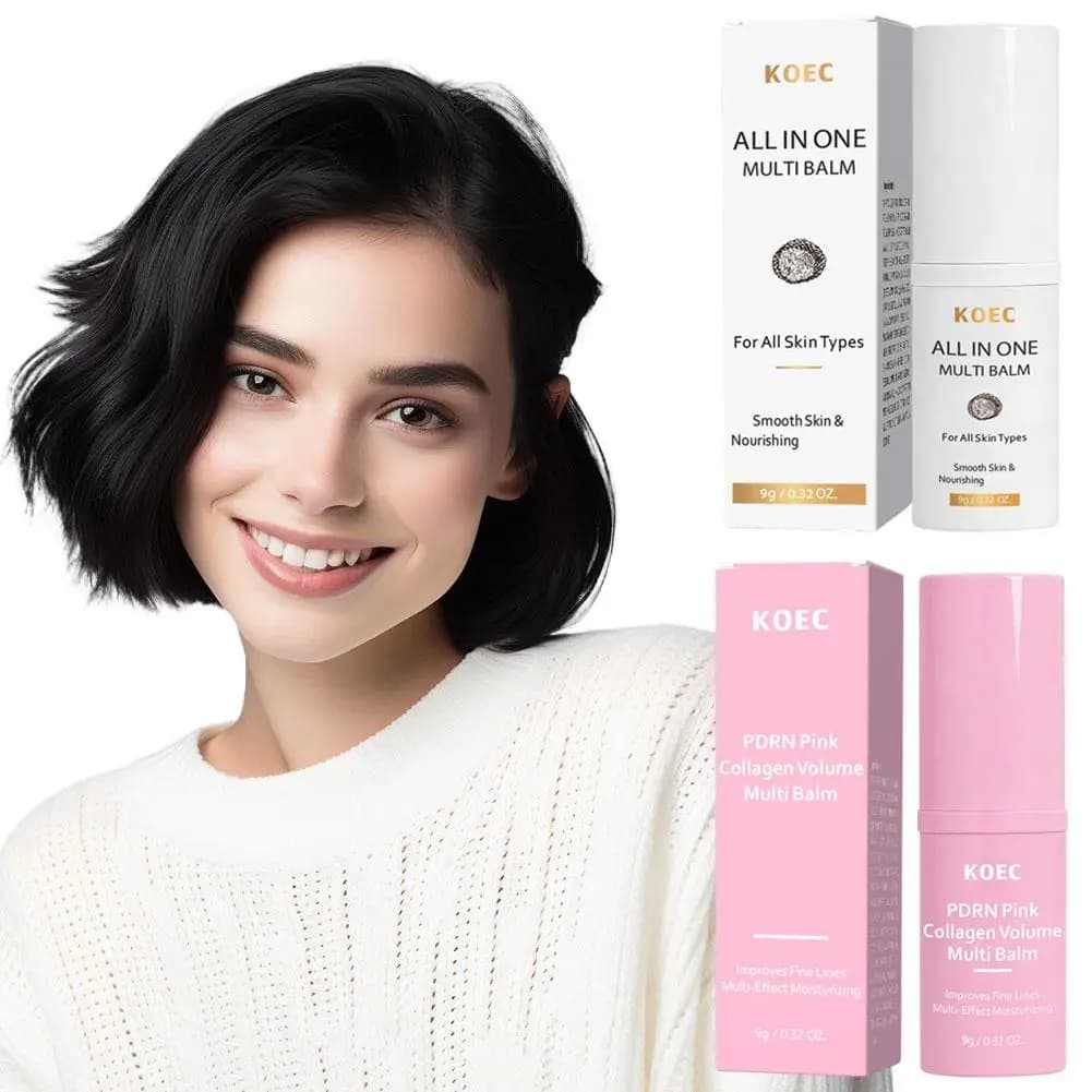 Stick Multi-Balsamo al Collagene e Tartufo Bianco, Essenza per Occhi Anti-Rughe, Idratante, Illuminante, Contro le Occhiaie, Balsamo Luminoso