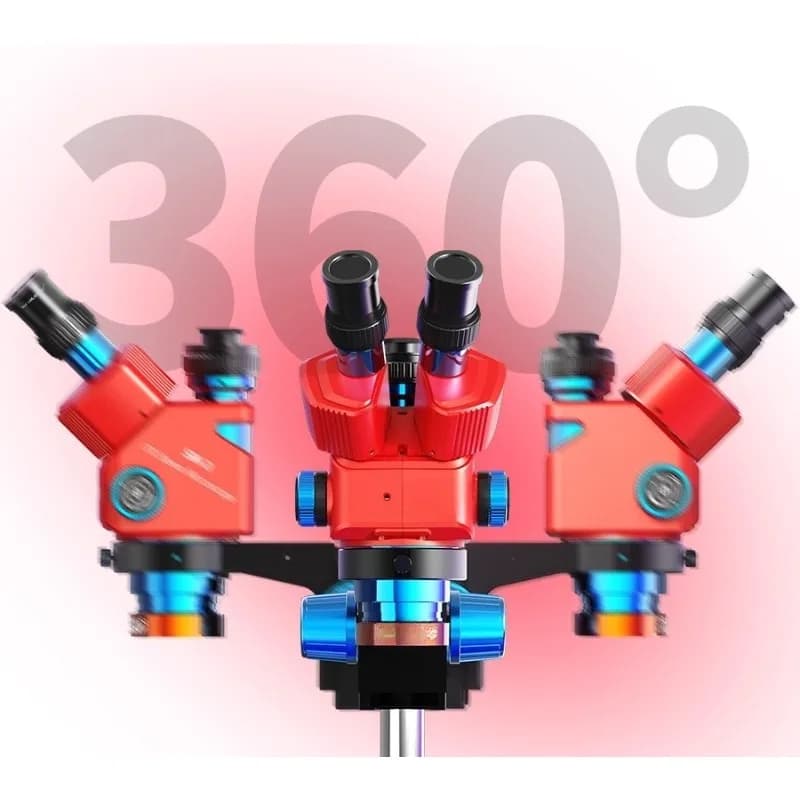 Microscopio stereo trinoculare SM-3 7-60X volte microscopio regolabile in continuo