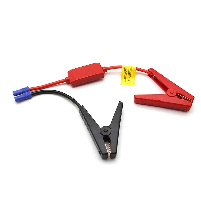 Universal Emergency Battery Jump Cable Clamps Jump Starter Alligator Clip With EC5 Plug Connector 12V For Car Trucks