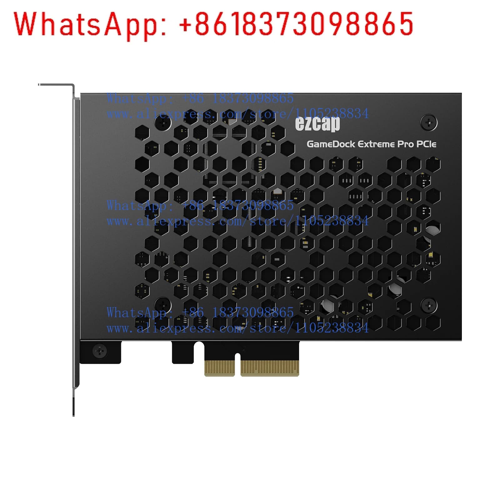 ezcap324B GameDock Extreme Pro PCIe Scheda di acquisizione video 4K60 HDR VRR PCIe, Registratore video 4K, Acquisizione video 2160p144