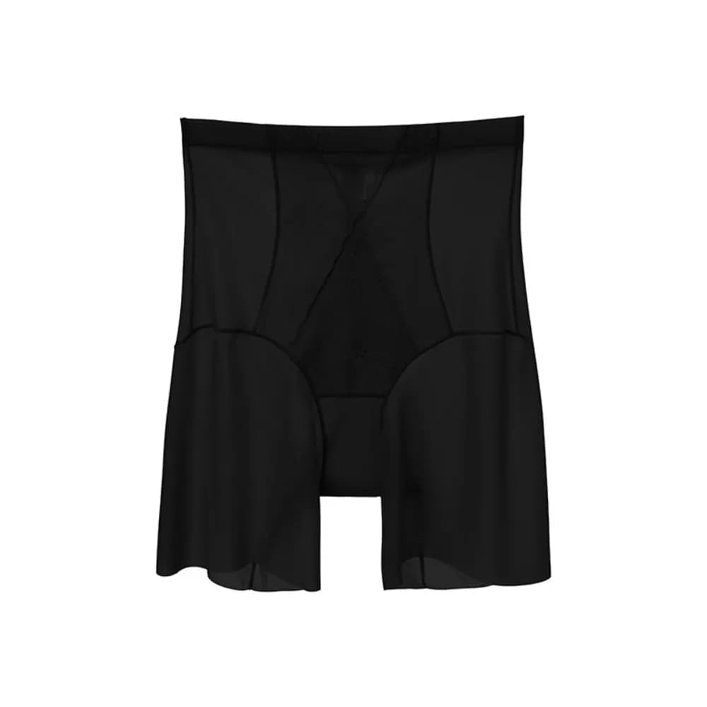 Ultra-thin Ice Silk Mutches Clear Slips with Lace Volant High Waist Slip Moulding Intimate For Pane Control Spicy Girl